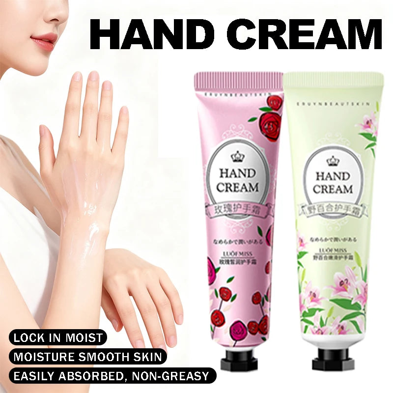 5PCS hand cream, 5 different flavors, moisturize and protect hands, prevent dry and cracked hands in autumn and winter Oasis Select