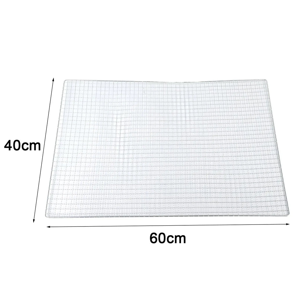 BBQ Grill Mesh Grate – Stainless Steel Grid for Camping & BBQ BBQ Grill Grate Oasis Select