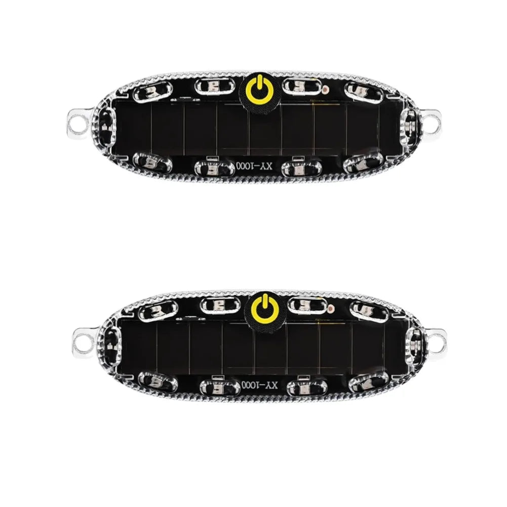 Solar LED Strobe Warning Light for Cars & Motorcycles