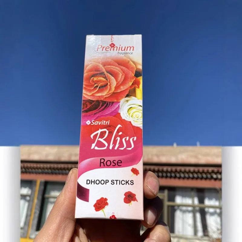 3Boxes Savitri Natural Sandalwood Incense Sticks and Lavender Rose 3-Flavor Premium Fragrant for Home Meditation Aromatherapy Oasis Select