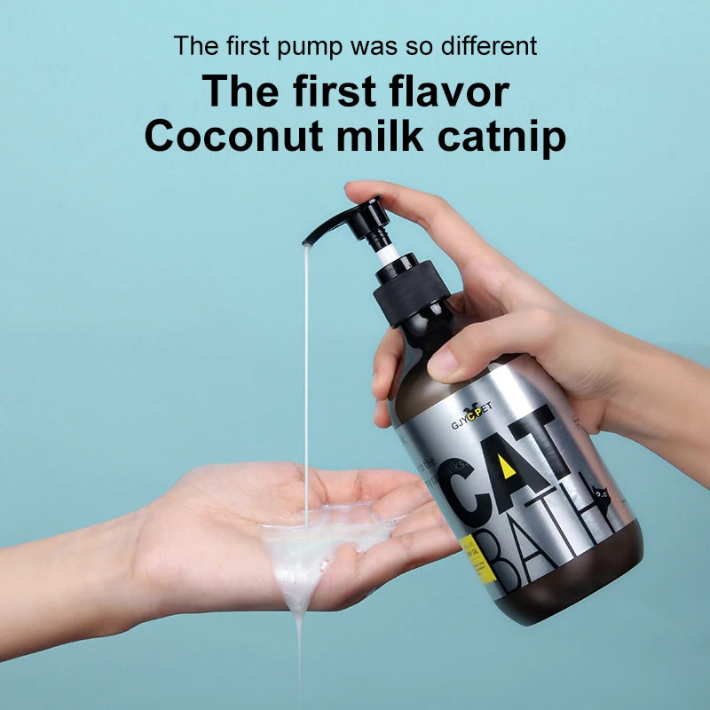 500ml Cat Shower Gel Soap Shampoo Free Shipping Ultra-cleaning Pet Deodorizer Decontamination Pet Shower Gel Shampoo for Pets Oasis Select