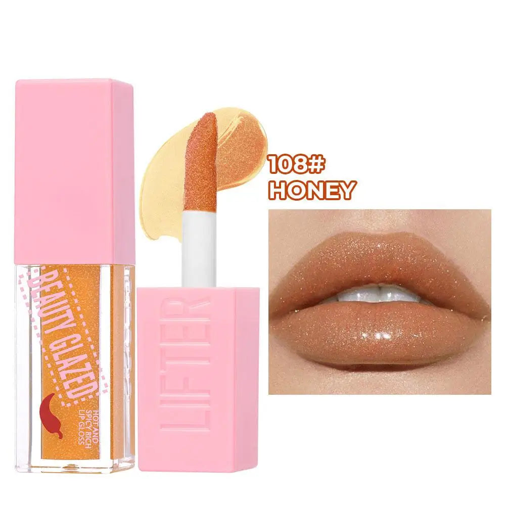 Jaysuing Shimmer Lip Oil Gloss – Fruity Moisturizing Tinted Jelly Lip Oil Gloss Oasis Select H China