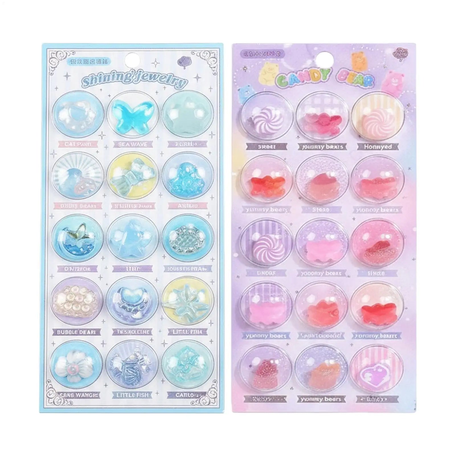 1sheet 3D Creative Space Capsule Cartoon Round Relief Stickers Scrapbooking Diy Journal DIY Cute Stationery Sticker Decor Oasis Select