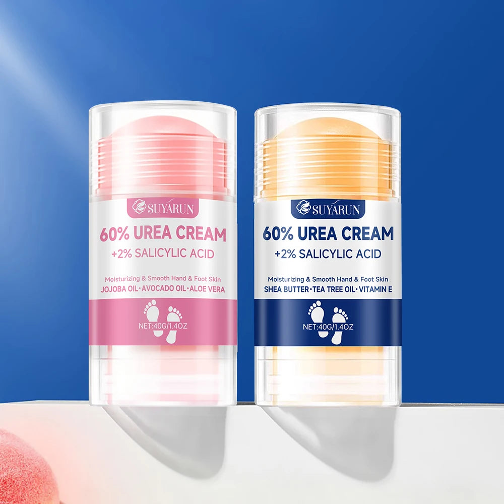 SUYARUN 60% Urea Foot Cream Stick - Moisturizing & Exfoliating, Cracked Heel Repair, Deep Hydration for Dry Feet, Long protect. Oasis Select