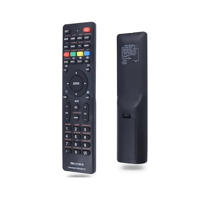 Universal Remote Control for Television RM-L1130+8 ABS Replacement Smart Television Soft Button English Oasis Select