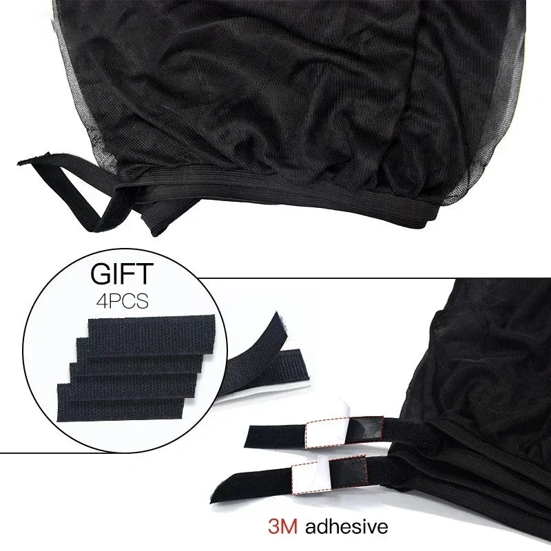 Car Universal Sunshade SUV UV Protection Anti-mosquito Screen Window Blackout Side Curtain Protection Window Film Accessories Oasis Select