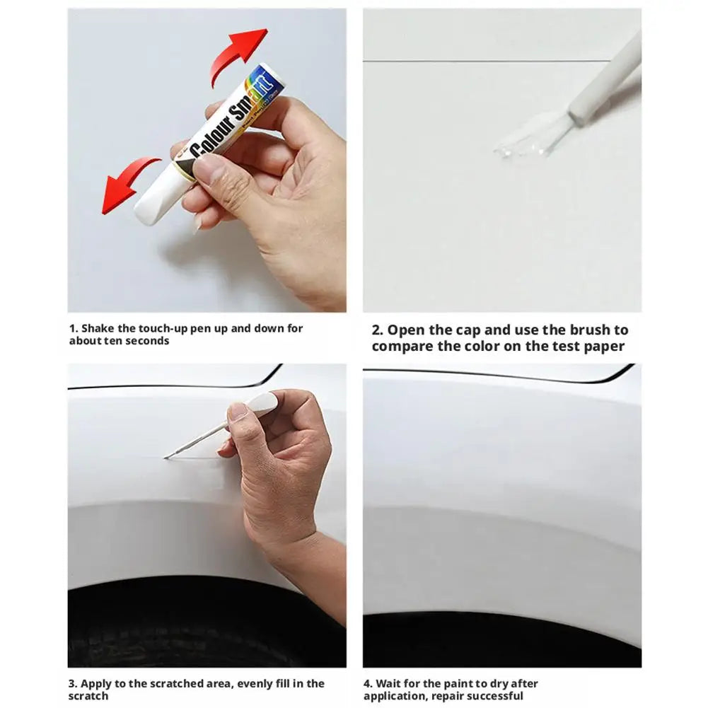 Car Scratch Repair Touch Up Pen High Gloss Waterproof Paint Filler Marker For Auto Body Surface Scratch Removal Repair Tool Oasis Select