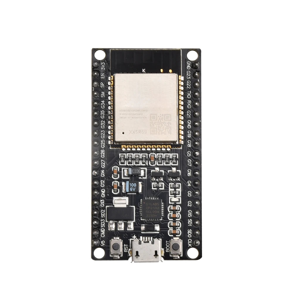 ESP32 WIFI Bluetooth Development Board with Base CP2102 ESP32-WROOM-32 Module 38 Pin Micro USB Interface Expansion Board Module Oasis Select