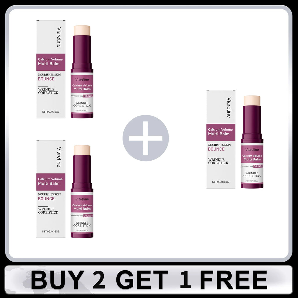 VIARELINE Calcium Volume Multi Balm Collagen Deep Moisturizing Face Skin Refresh Smoothing Brightening Firming Balm Stick Cream Oasis Select Buy 2 Get 1 Free