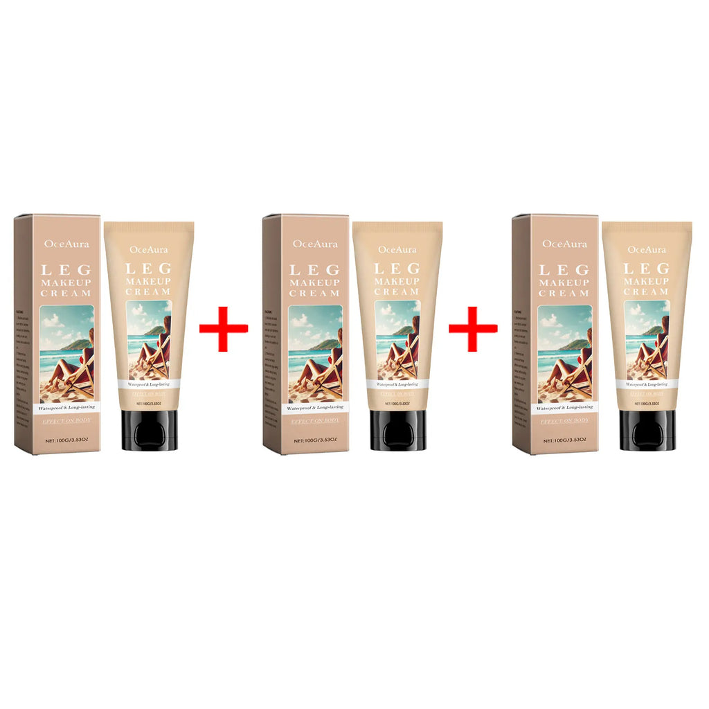 OceAura Leg Makeup Lotion – Waterproof Body Foundation Body Foundation Lotion Oasis Select A X 3PCS