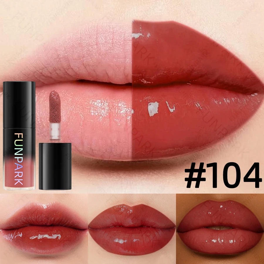 FUNPARK Moisturizing Lip Gloss – 15 Colors, High Pigment Lip Oil
