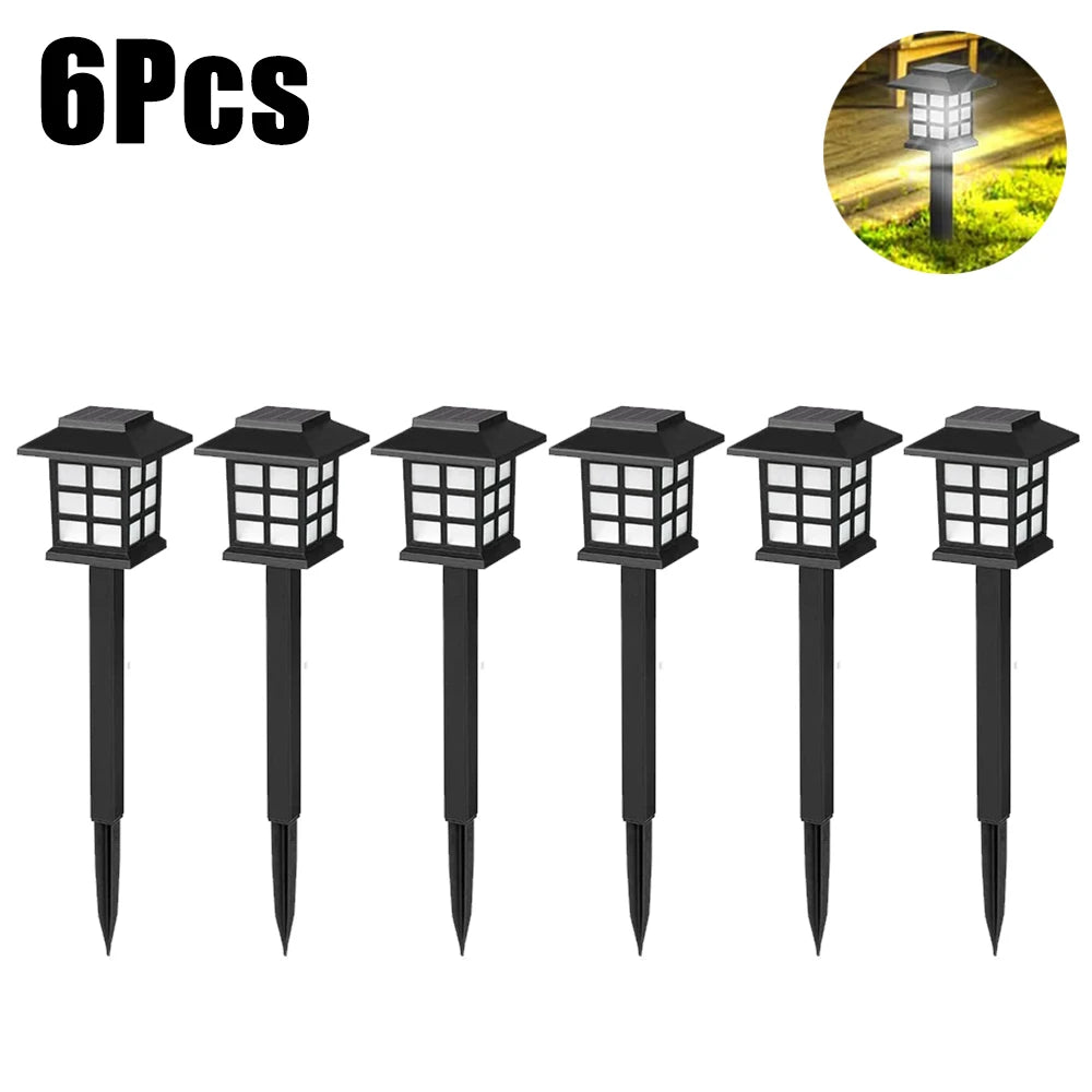 Solar LED Pathway Lights Outdoor IP65 Waterproof Garden Stake