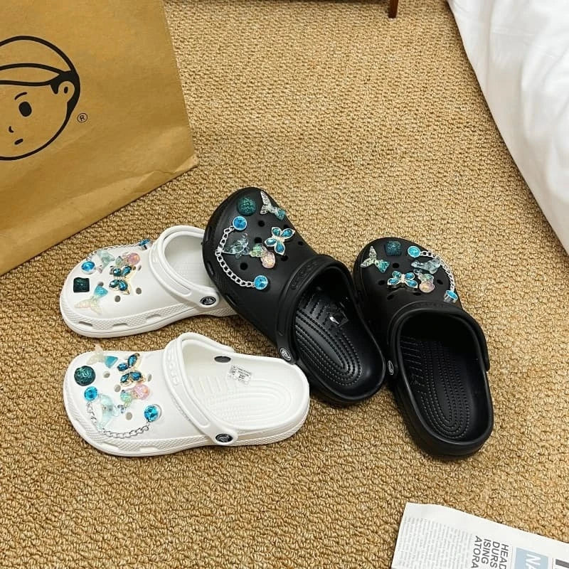 Fashion Shoe Accessory Set, decorative shoe buckles, removable, suitable for sandals and flip-flops. Oasis Select
