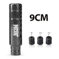 Carbon Black 5 SPEED Universal 90MM 130MM Gear Shift Knob Manual Transmission Aluminum Shifter Lever Knob Oasis Select A1