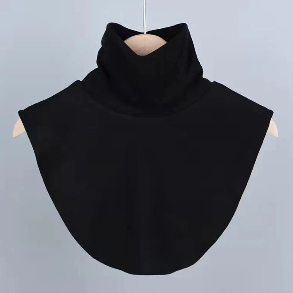Soft Elastic Modal Detachable Collar Square False Collars Solid Color Turtleneck High Inner Neck Cover For Women Scarf Oasis Select