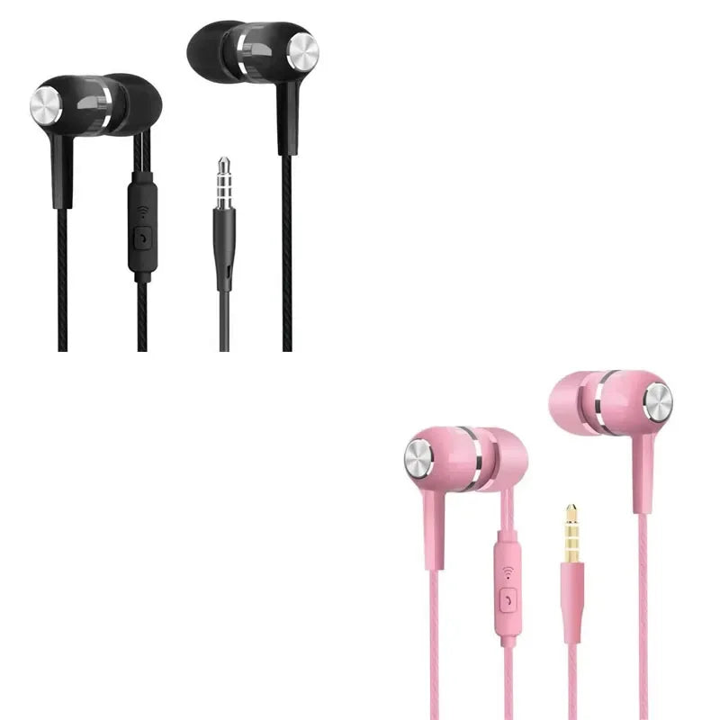 Wired Stereo Headset with Mic volume control Music Earphones Headphones Sport Earbuds with Bass Phone Earphones 3.5mm Oasis Select Blend 2pcs 4 1.2m
