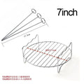 Stainless Steel Air Fryer Steamer Rack – Double-Deck BBQ Grid Air Fryer Steamer Rack Oasis Select 7inch