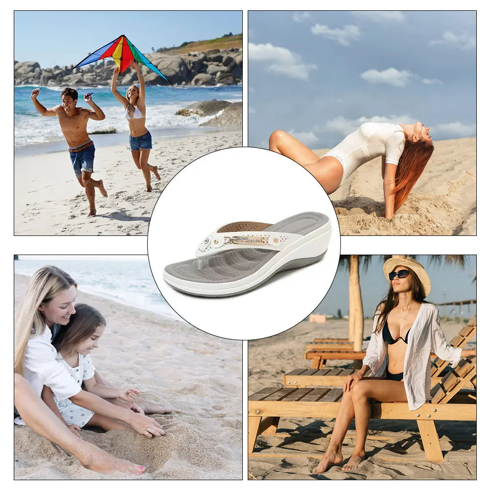 Women's Open Toe Non-Slip Slides – Beach Sandals & Slippers Women's Slide Sandals Oasis Select