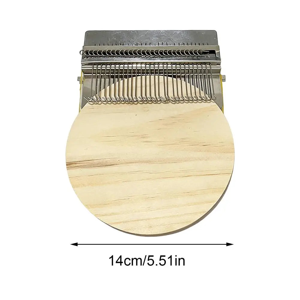Knit Patch Loom Kit – Wood Weaving Frame & Darning Machine