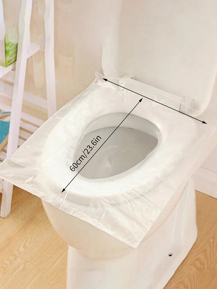 Disposable Toilet Seat Covers 50 Pack – Waterproof Travel