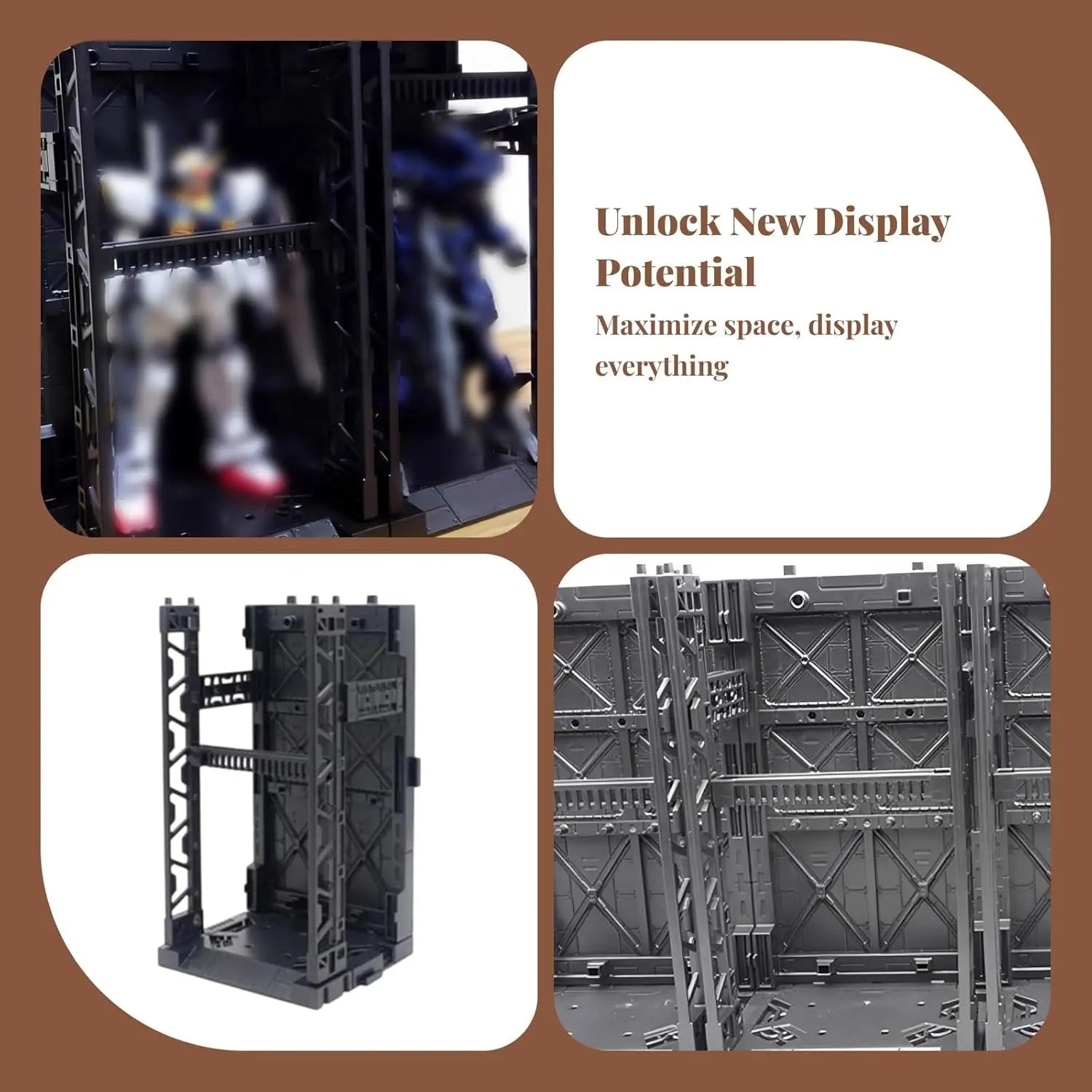 Interlocking Display Base Kit Universal RG Organizer Character Doll Display Box Connectable Model Base Scene for Action Figure Oasis Select