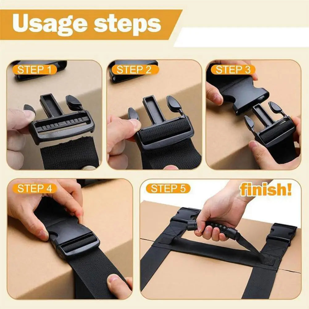 Heavy Duty Adjustable Nylon Moving Strap with Handle | 195cm