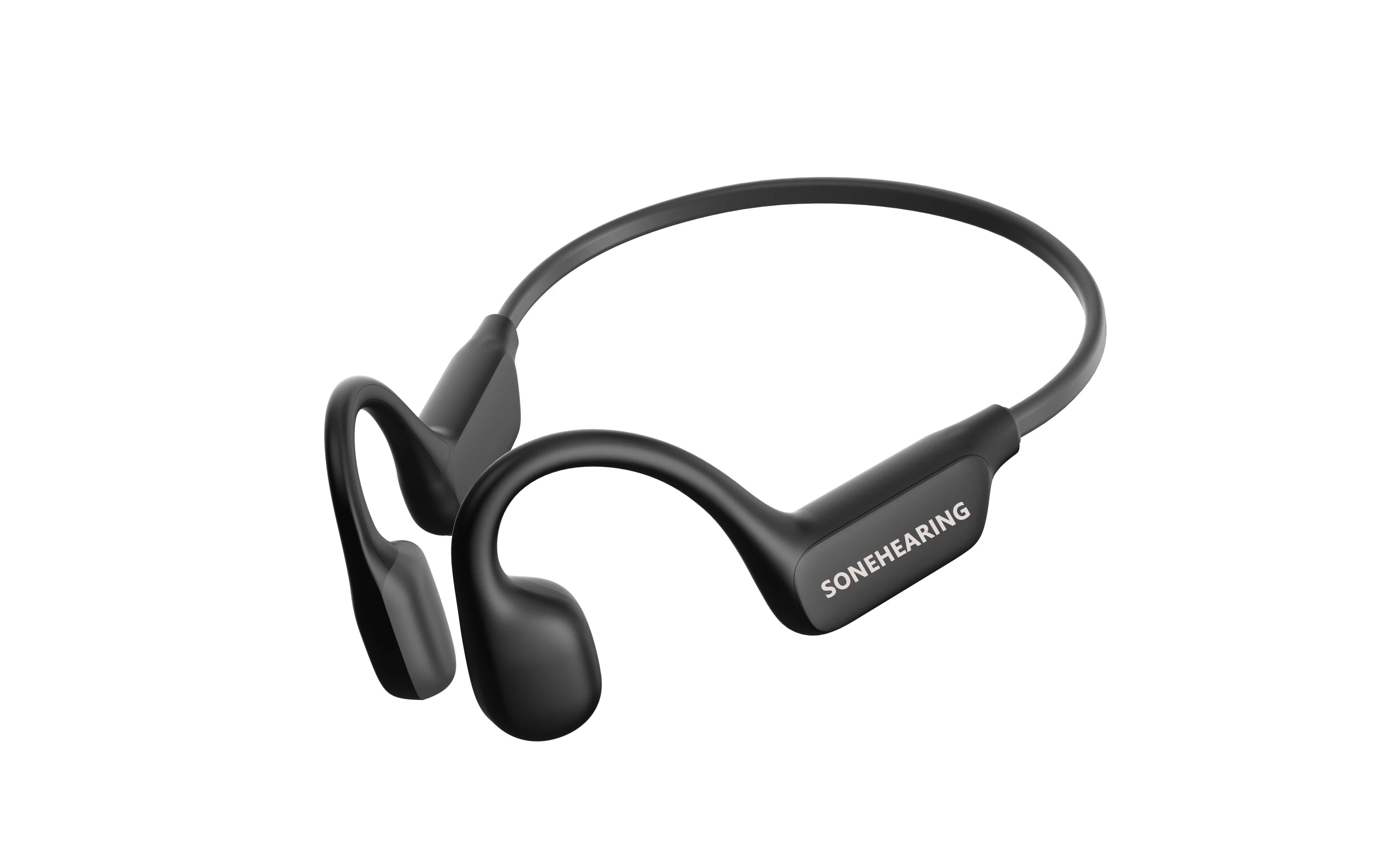 Bone Conduction Headphones Open Ear Bluetooth 5.3 – 15Hr Bone Conduction Headphones Oasis Select Black