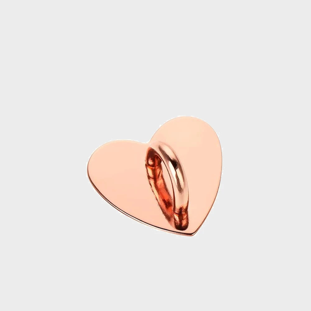 5pcs Heart Round Phone Charm Hooks Finger Grip Loops for DIY Cute Phone Cases Jewelry Making Supplies Metal Accessories Oasis Select 23