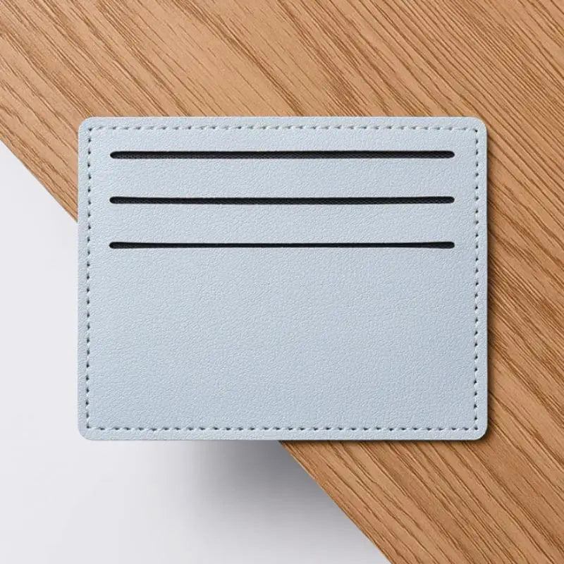 Minimalist Slim PU Card Holder – 6-Slot Pocket Wallet Case Slim Card Holder Oasis Select A4