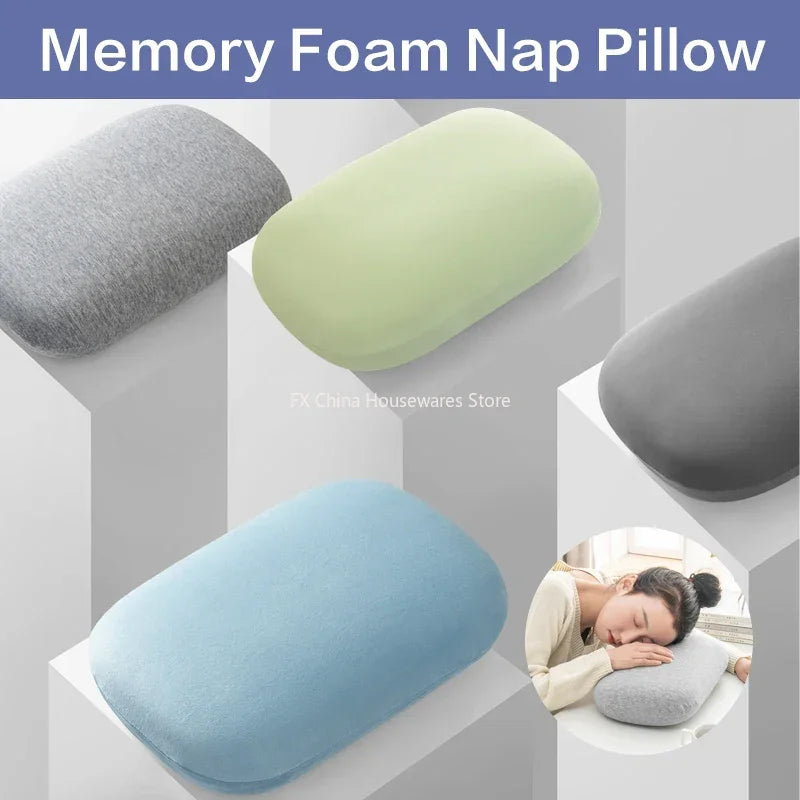 Multifunction Memory Foam Neck Pillow Slow Rebound Soft Travel Pillow for Sleeping Cervical Health Massage Nap Pillows Oasis Select