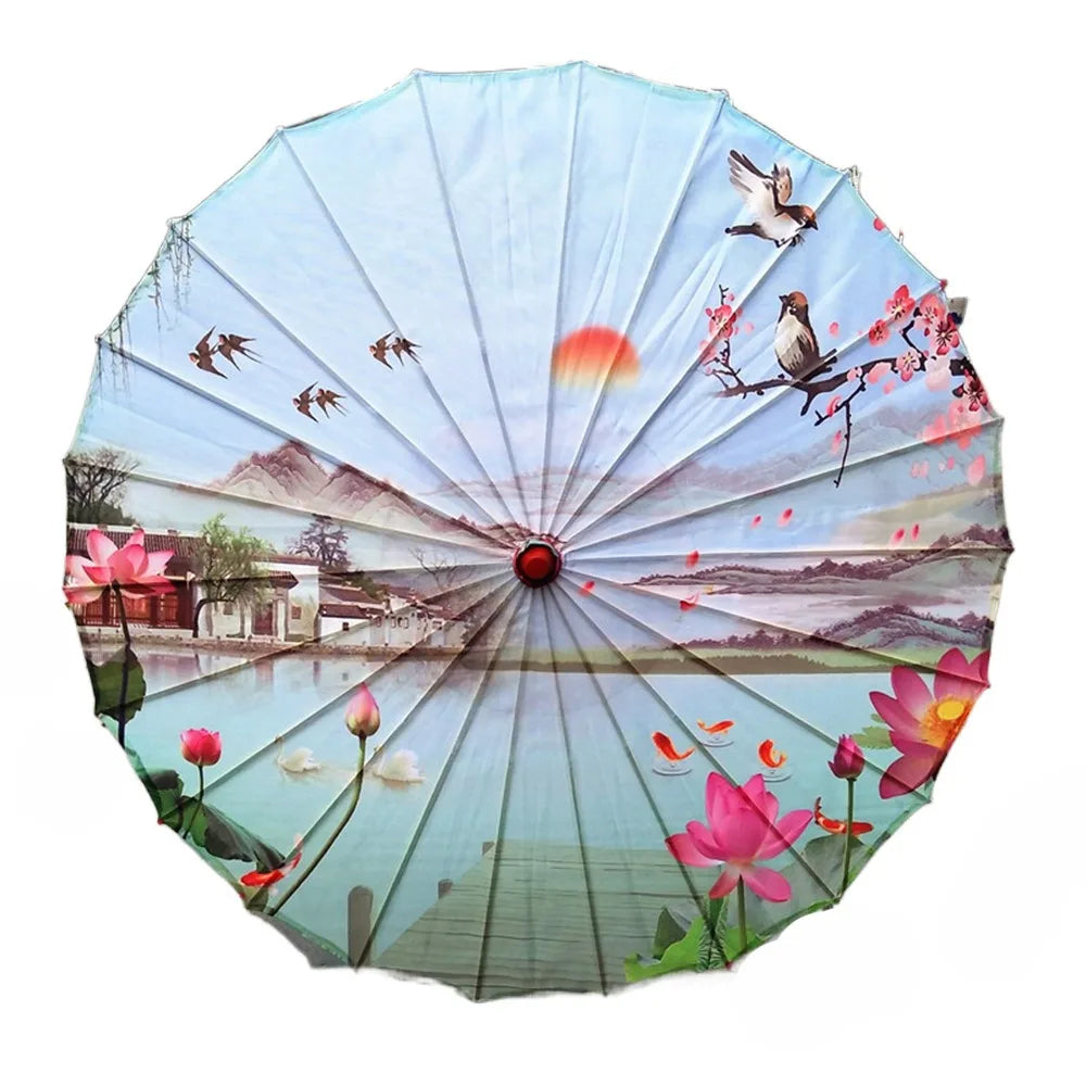 Handmade Silk Chinese Umbrella – Dance, Wedding & Décor Prop