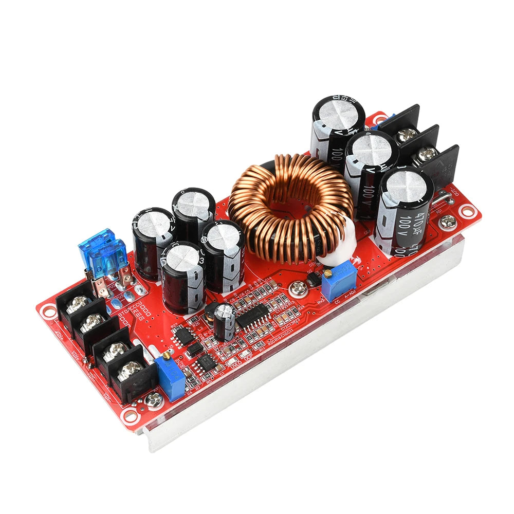 1200W 20A DC-DC Boost Converter Step Up Power Supply Module 8-60V To 12-80V Adjustable Voltage Charger Oasis Select
