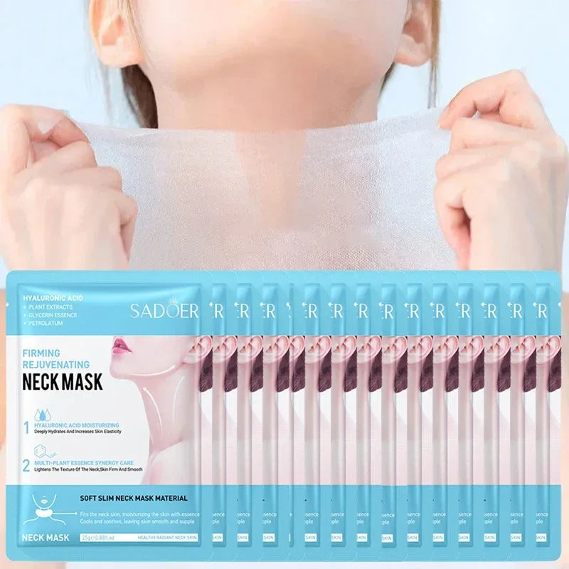 Collagen & Hyaluronic Acid Firming Neck Mask – 5/10/20 Pcs