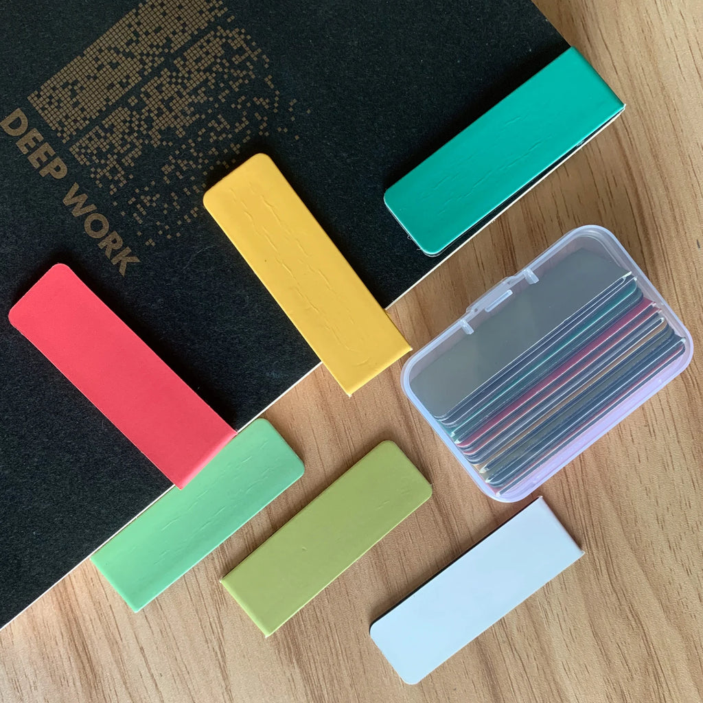 10PCS Magnetic Bookmark 10 colors Magnetic Bookmarks Page Markers For Students Teachers Classroom Home Office Reading Supplies Oasis Select