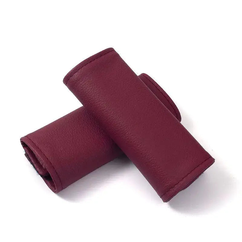 2PCS Car Door Inner Handle PU Leather Cover Door Handle Leather Protective Case Car Styling Interior Upgrades Auto Accessories Oasis Select F