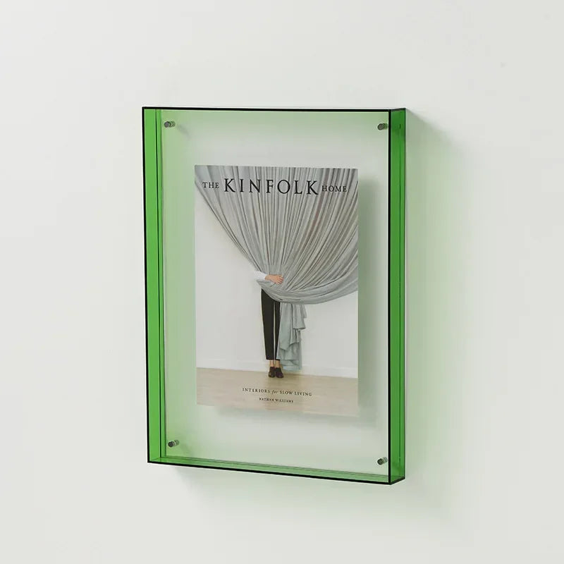 Transparent Acrylic Photo Frame – Wall Mount or Tabletop