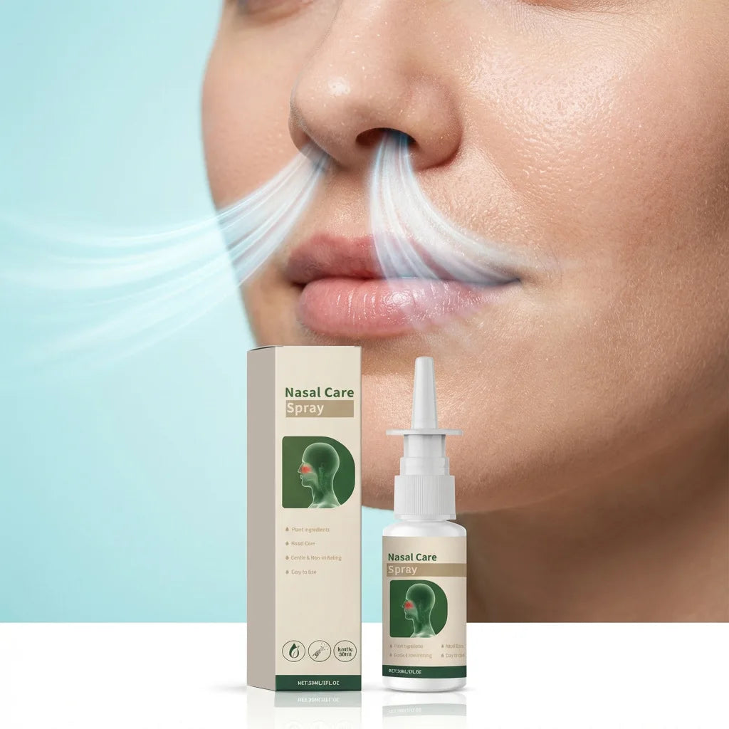 Nasal Cleaning Spray Relieve Nasal Cavity Congestion Soothing Mucosa Remove Pollution Dirt Plant Formula Cleanse Nose Care Tool Oasis Select
