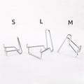 1PCS Metal Arm Display Stand Easel For Gemstone Mineral Home Decor Minerals Fossils Rocks Geode Display Stands Crystals Holder Oasis Select Silver-S