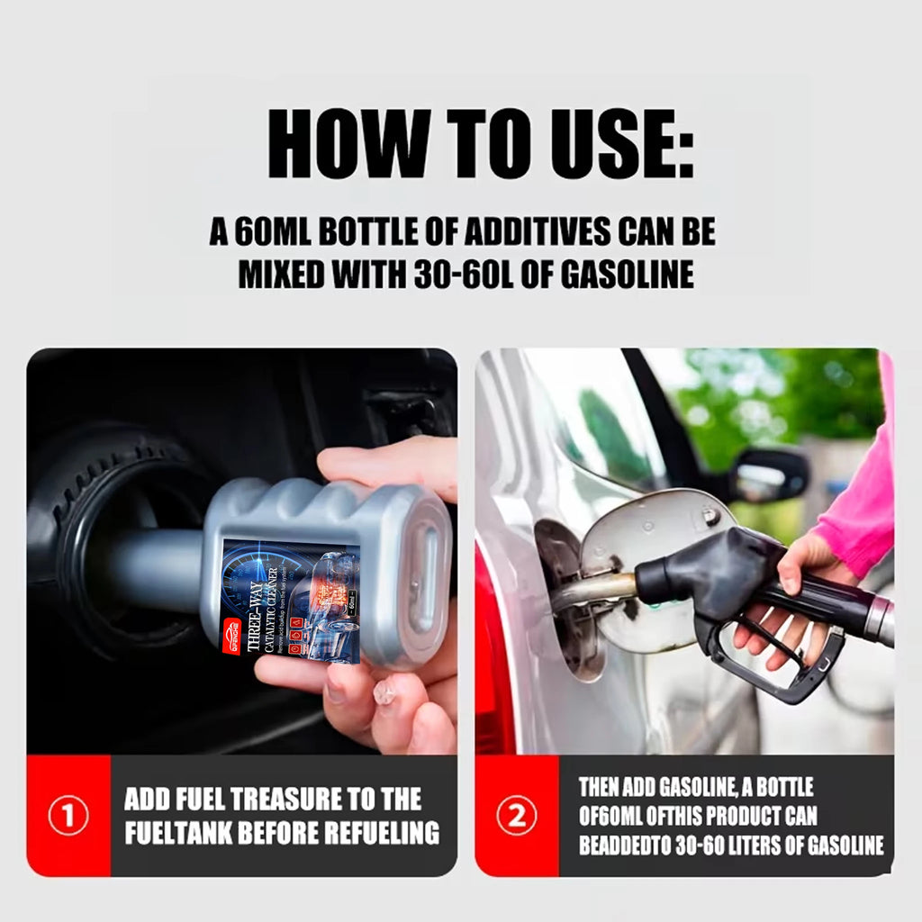 QIFENGHE 60ml Catalytic Converter Cleaner & Fuel Additive