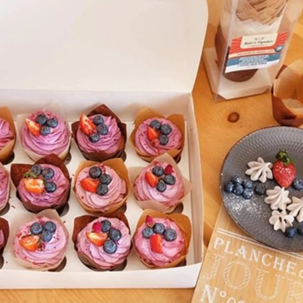 50pcs Newspaper Style Baking Cup Cupcake Liner Cupcake Wrapper Molde Cupcake Paper Cups Bakeware Tool for Wedding Birthday Party Oasis Select