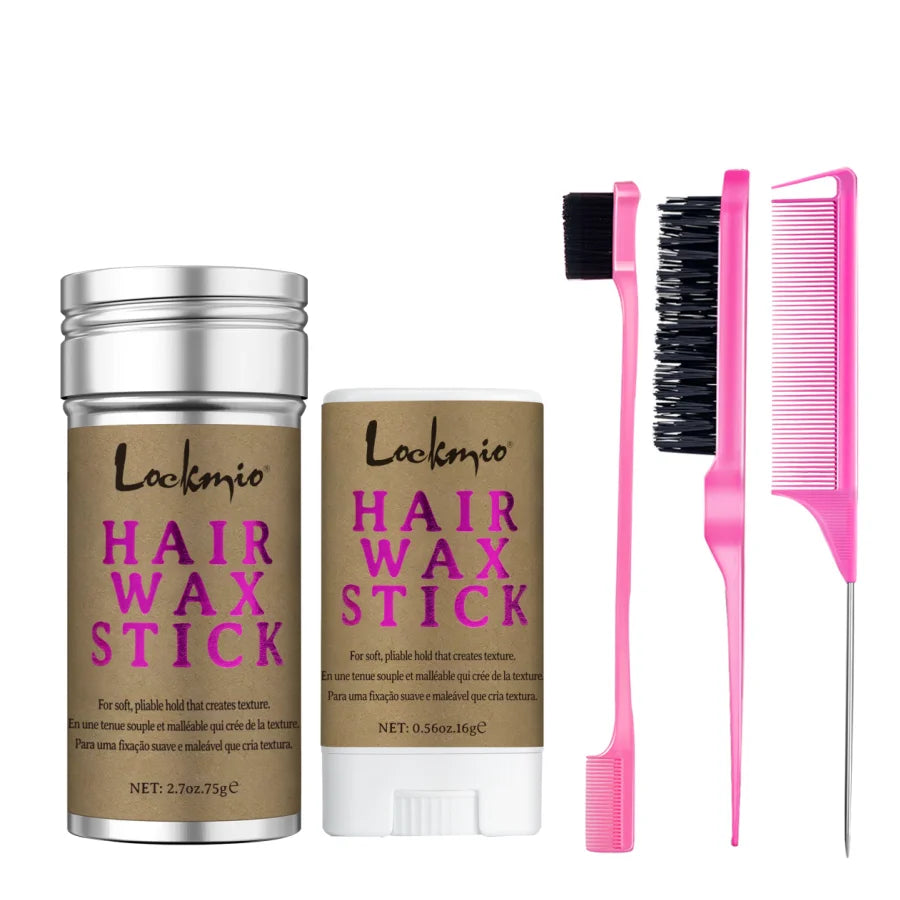LOCKMIO Women Hair Wax Stick for Wigs Anti-frizz Flyaways Control Styling Wax Long-lasting Smooth Broken Back Hair Pomade Cream Oasis Select