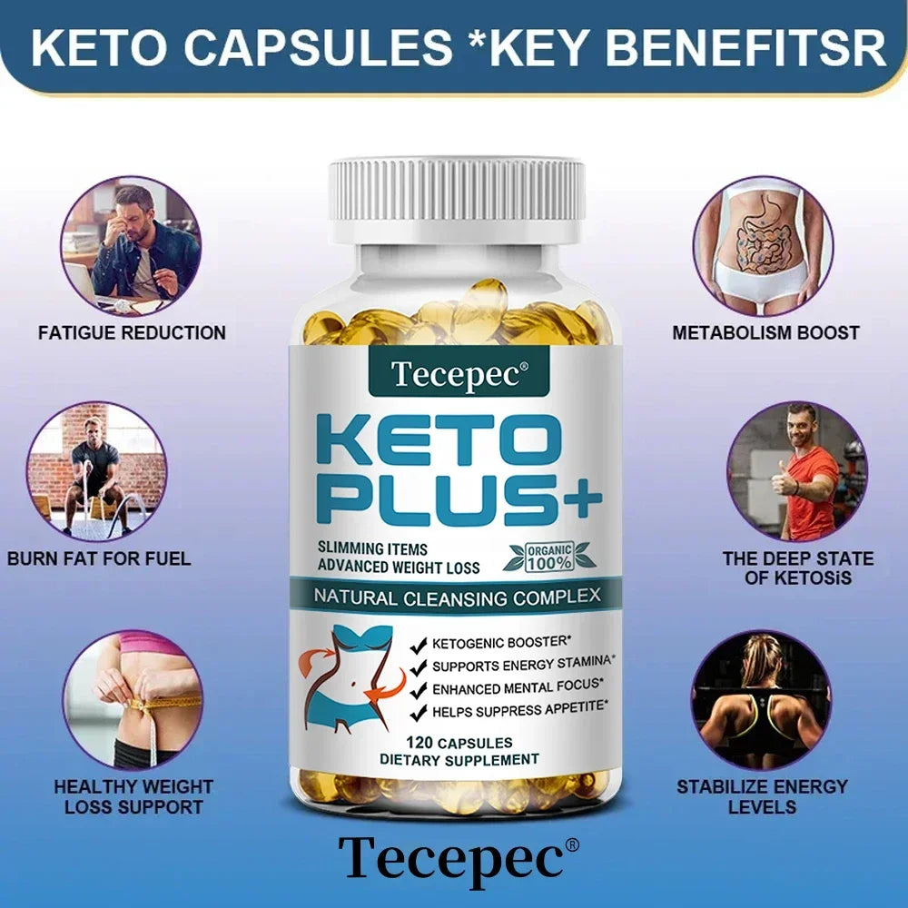 Keto Plus+ Fat Burning Capsules – Belly Fat & Weight Loss Support Keto Weight Loss Supplement Oasis Select