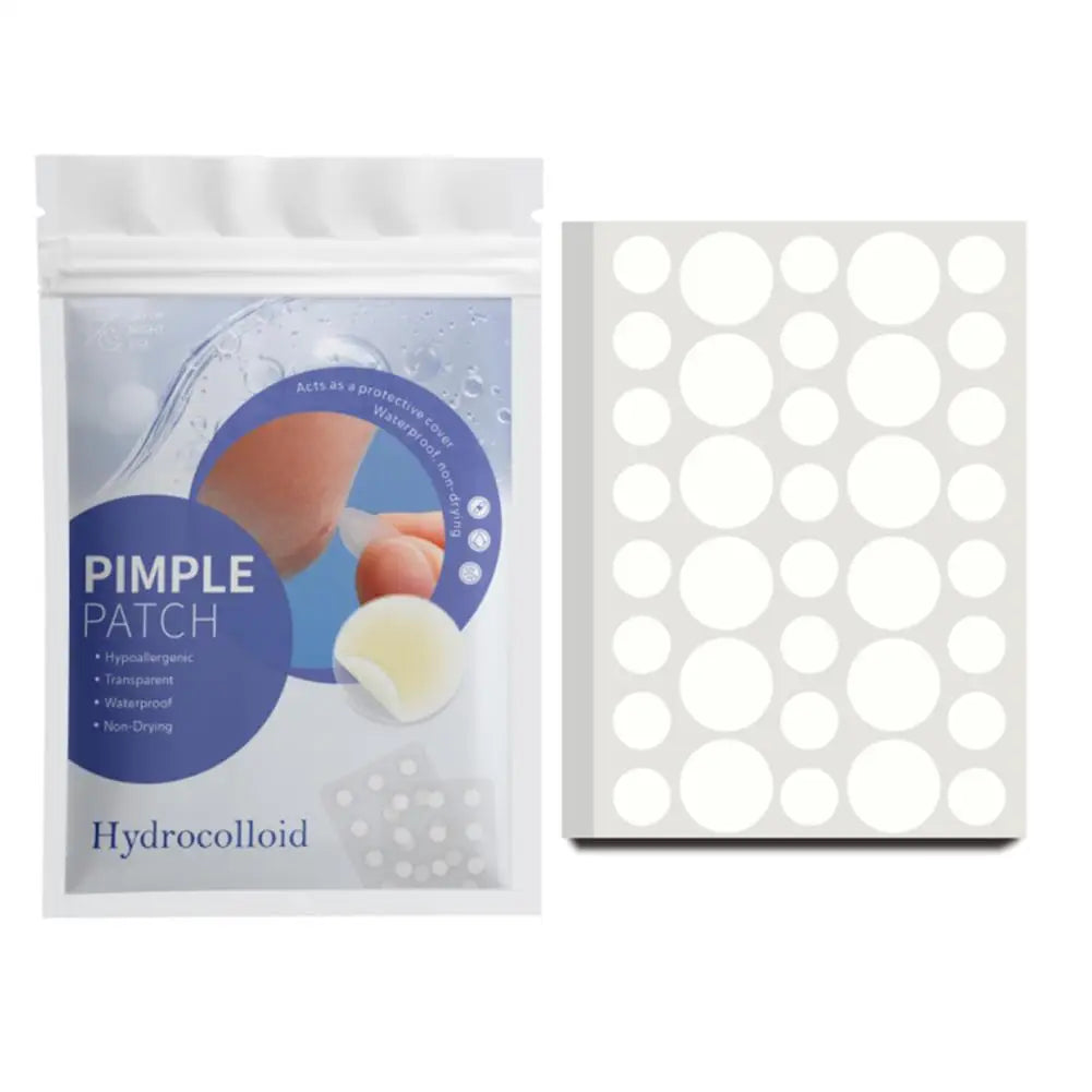 Round Acne Pimple Patch (360/400Counts), Invisible Hydrocolloid Acne Patch With Tea Tree Oil, Acne Spots Zits Patches Skincare Oasis Select 360pcs-blue