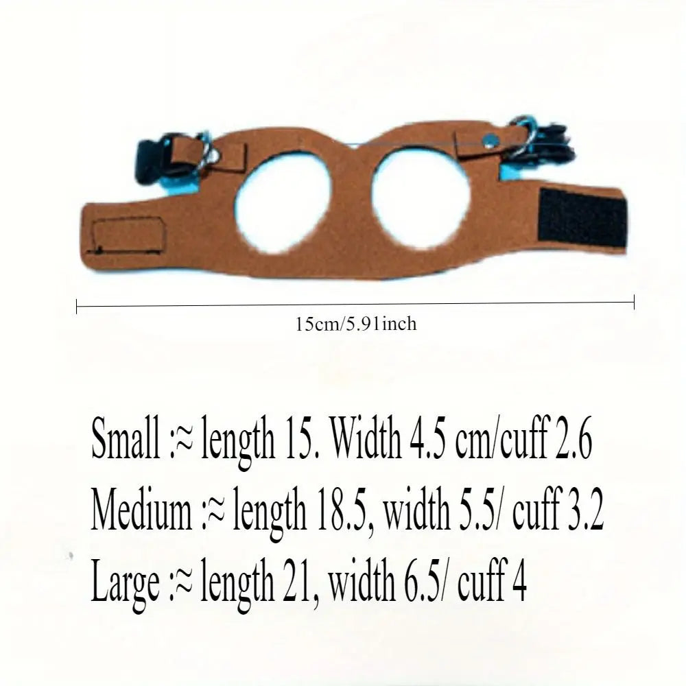 Adjustable Leather Rat & Lizard Harness Leash Set – 3 Sizes Pet Harness & Leash Oasis Select
