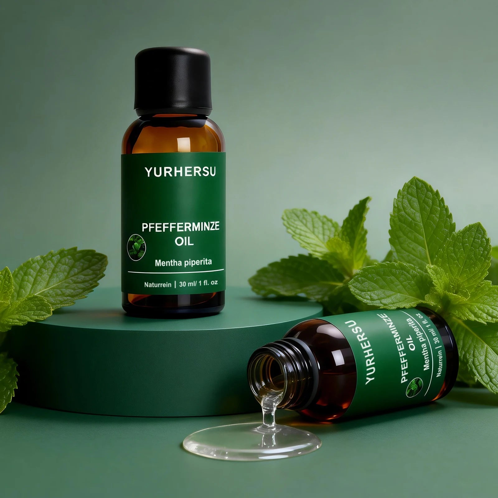 Pure Peppermint Essential Oil 30ml – Focus, Clarity & Cooling Pure Essential Oil Oasis Select