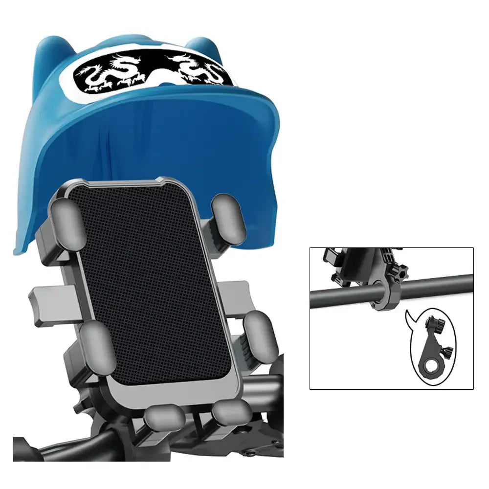 Motorcycle Helmet Phone Holder | Waterproof Sun Shade Mount