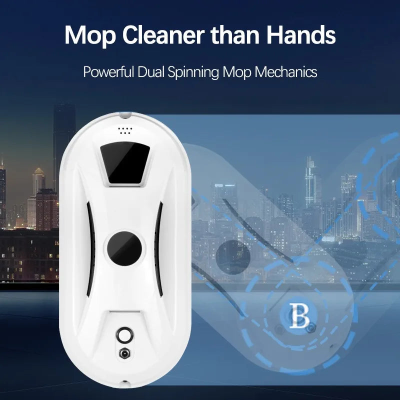 URGGU Window Cleaning Robot – Electric Glass Cleaner & Remote