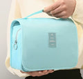 Foldable Hanging Travel Toiletry & Makeup Bag | Oxford Fabric