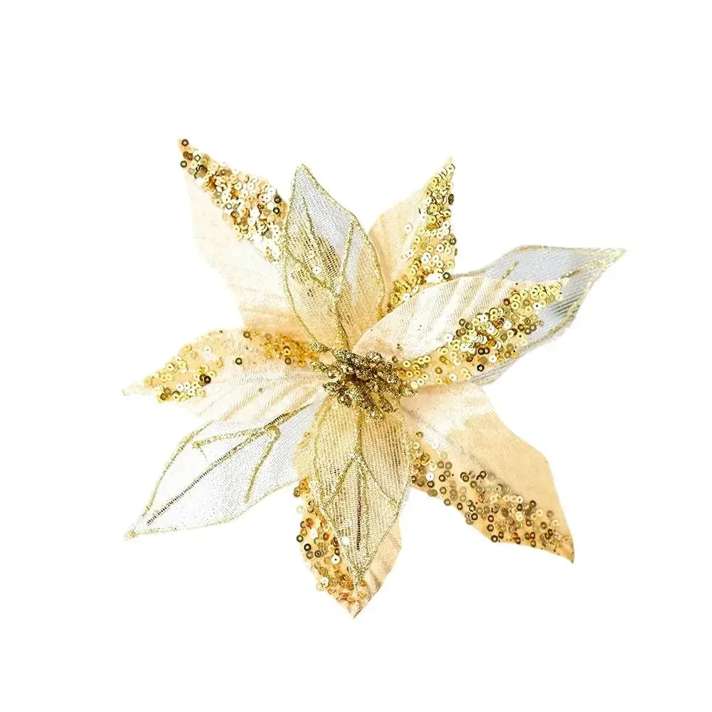 Wedding Centerpiece Flowers Christmas Flower Decor Quick Setup Convenience Seasonal Use Decoration 23 21cm For Christmas Trees Oasis Select Gold China Mainland