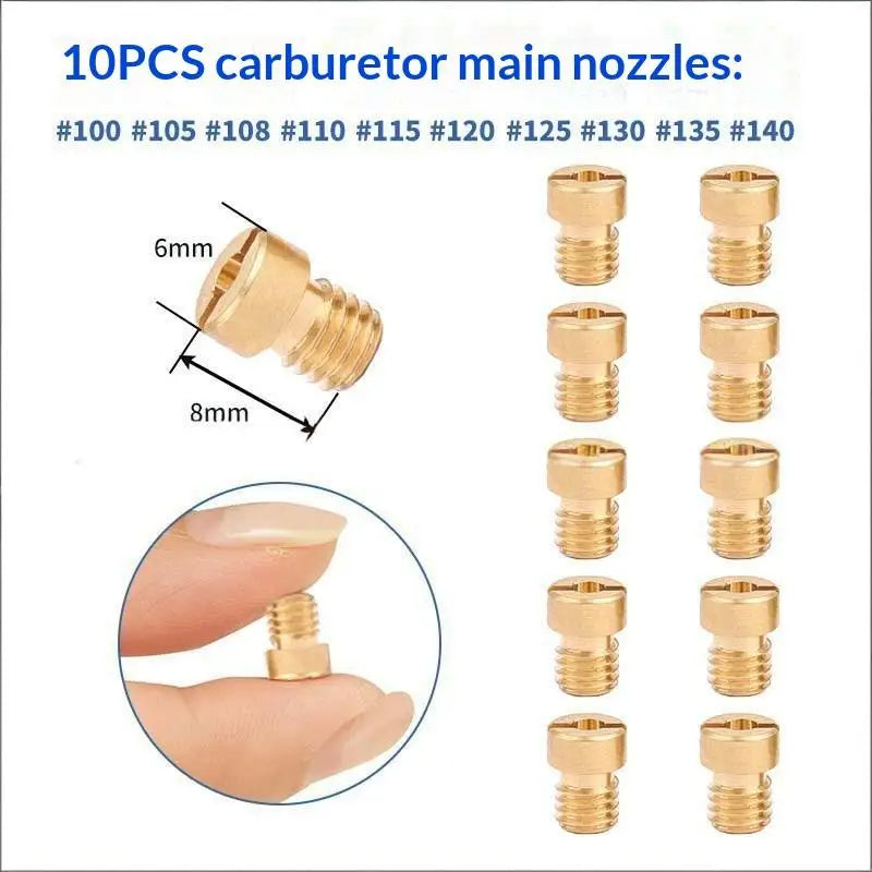 40Pcs Carburetor Main Jet Kit Include Main Jets Slow Jet For PWK CVK PE OKO Carb KOSO Oasis Select